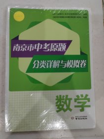 2024修订版 南京市中考原题分类详解与模拟卷 数学 江苏版 中考复习资料辅导书 含六份中考真题模拟测试卷及答案 好家张杂志社推荐南京出版社