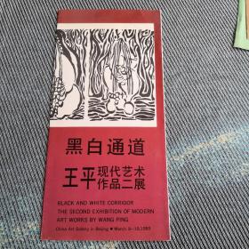 黑白通道王平现代艺术作品二展