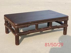 清代榆木炕桌，全品包老，尺寸如图