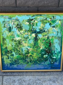春意盎然 手绘油画作品