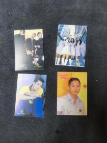 九十年代  ：卡片  ：青春之星千禧迷你卡  （一组 4张 ）刘承俊  ：请大家看图片