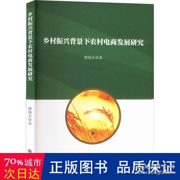 乡村振兴背景下农村电商发展研究 电子商务 楼晓东 新华正版