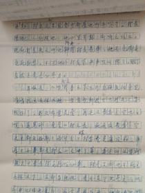 佚名 手稿【活死人】钢笔书写 26页