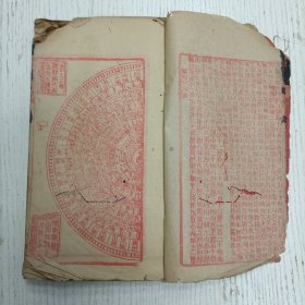 民国廿七年戊寅岁新通书/参化堂蘭记/宗睦堂《罗家推算通书》（罗经理气解、罗经图说、新增二十四山分金坐度四十八局消纳、定龙向消砂纳水玄关竅搃论…）