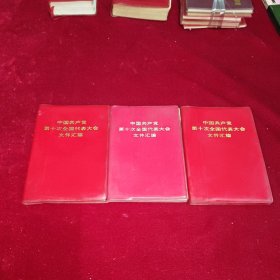 中国共产党第十次全国代表大会文件汇编 3本合售