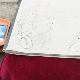徐默线描人物写生