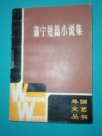 外国文艺丛书 蒲宁锻炼小说选