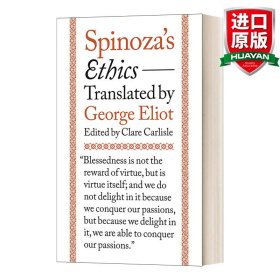 英文原版 Spinoza's Ethics 斯宾诺莎的伦理 英文版 进口英语原版书籍