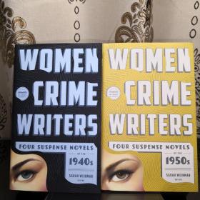 【现货】【BOOK LOVERS专享319元】【本店福利 42%OFF】Women Crime Writers Eight Suspense Novels of the 1940s & 50s 精美函套 两卷合售 Library of America 美国文库 英文原版 美国作家最权威版本 当今装帧典范 布面封皮琐线装订 丝带标记 圣经无酸纸薄而不透保存几个世纪不泛黄