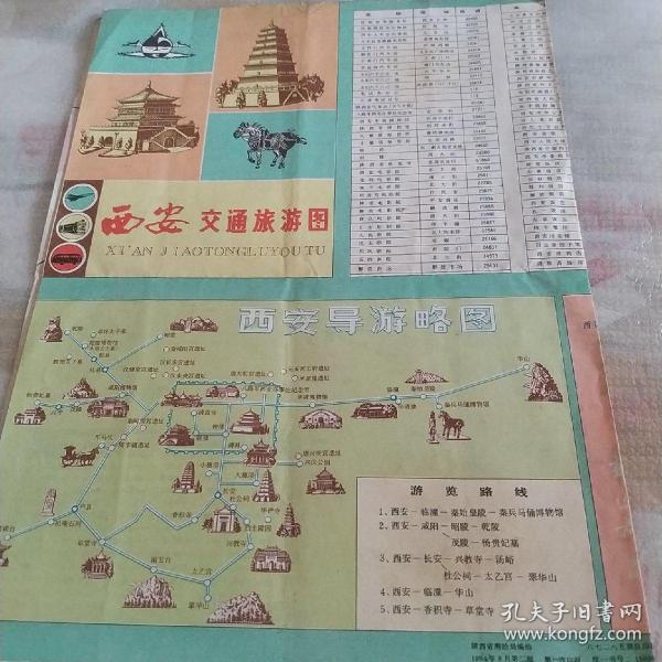 西安交通旅游图