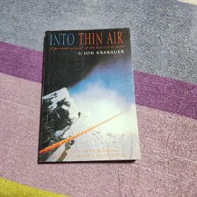 into thin air：a personal account of the Everest disaster