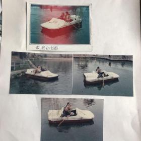 摄影作品《教奶奶划船》（4张）