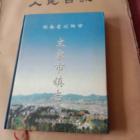 文家市镇志（1949－2002）河南省浏阳市