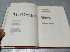 1977年，英文原版，精装带书衣，插图版，the dionne years，a thirties melodrama