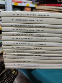 AD ARCHITECTURAL DIGEST 1998年1册，1999年1册，2003年2册，2004年5册，2005年5册，共14册合售