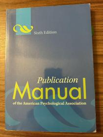 Publication Manual of the American Psychological Association, 6th Edition