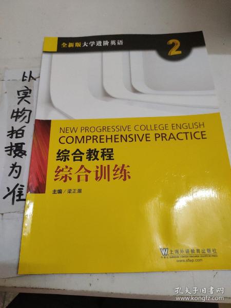 综合教程：综合训练2（附网络下载）/全新版大学进阶英语