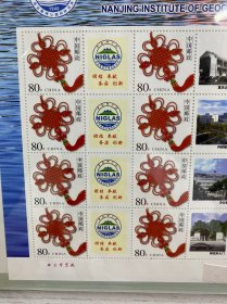中国科学院 南京地理与湖泊研究所 邮品珍藏(邮票册)现货如图