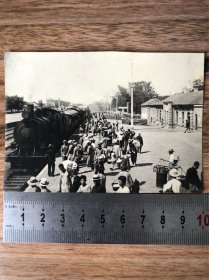 民国宽城子车站老照片