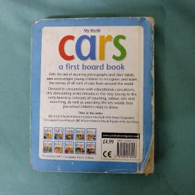 My World cars a first board book（我的世界 汽车 第一本板书）