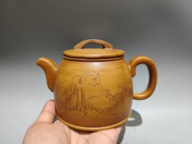 旧藏紫砂壶汉瓦套壶顾景舟