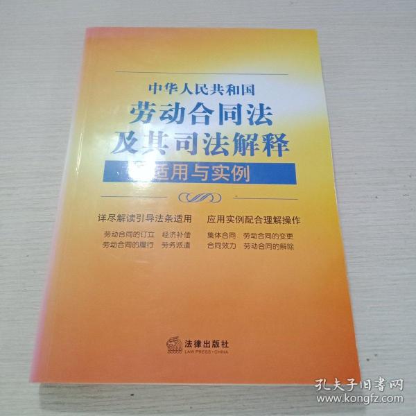 中华人民共和国劳动合同法及其司法解释适用与实例