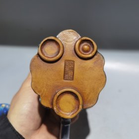 老紫砂壶紫砂茶壶彩绘一捆竹壶 280cc