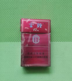 云烟苁蓉硬壳3d收藏硬壳空香烟盒旧老烟标3D少见罕见珍藏
