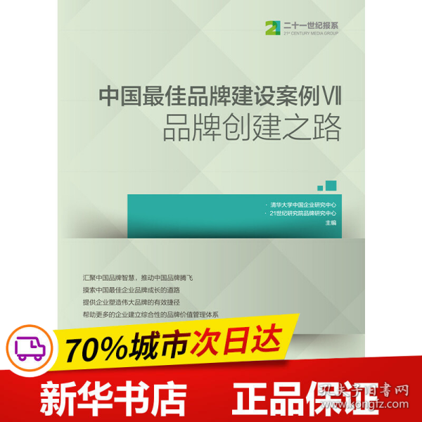 中国最佳品牌建设案例7 品牌创建之路