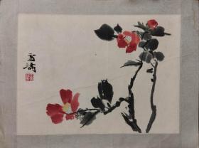 80年代 王雪涛 花卉 北京 荣宝斋 木版水印 42*31cm