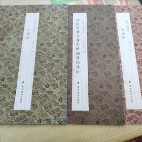 岭南石刻精品：宁贙碑 + 浈阳果业寺开东岭洞谷铭并序 + 智城碑.（三本合售）