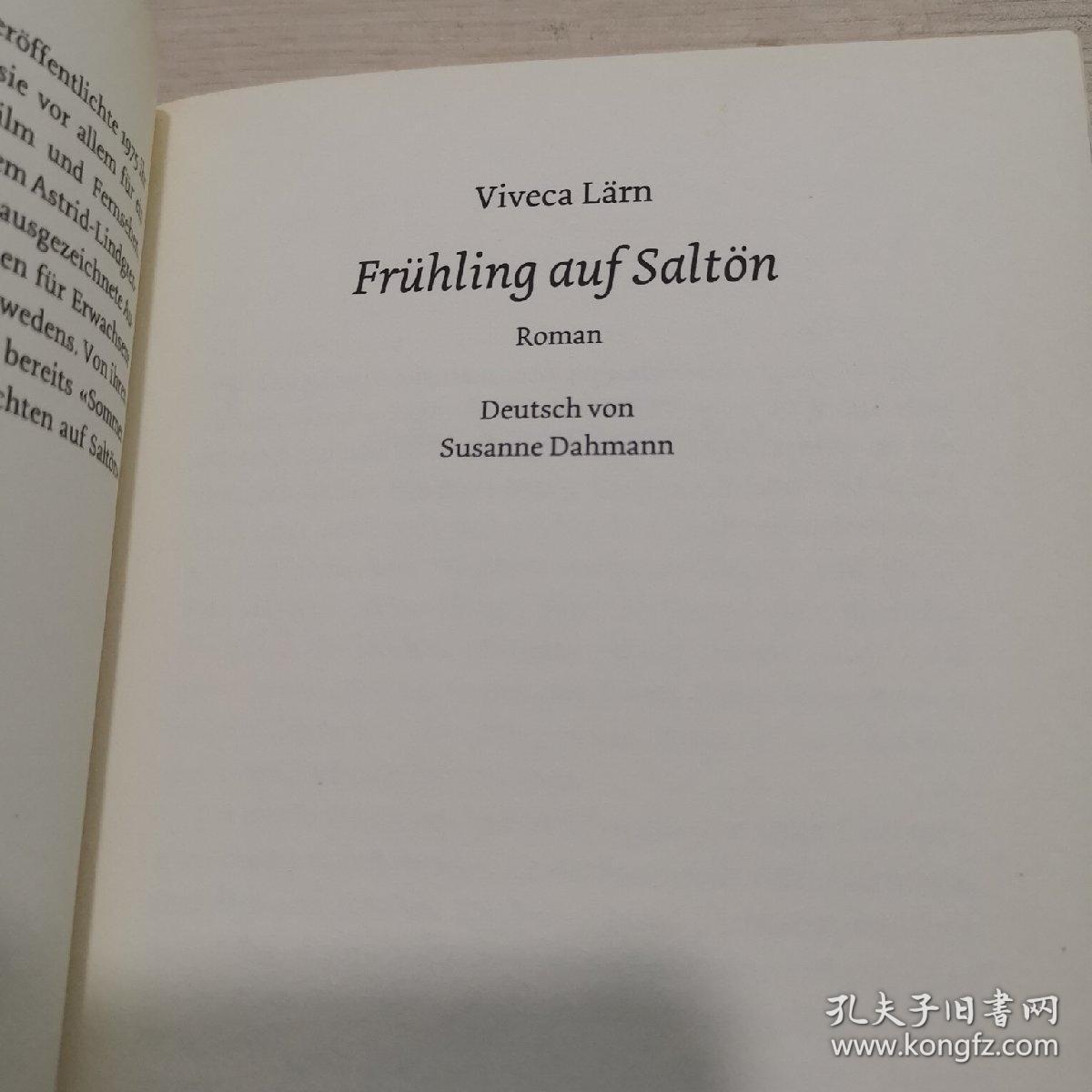 Viveca Lärn Frühling auf Saltön（原版外文）