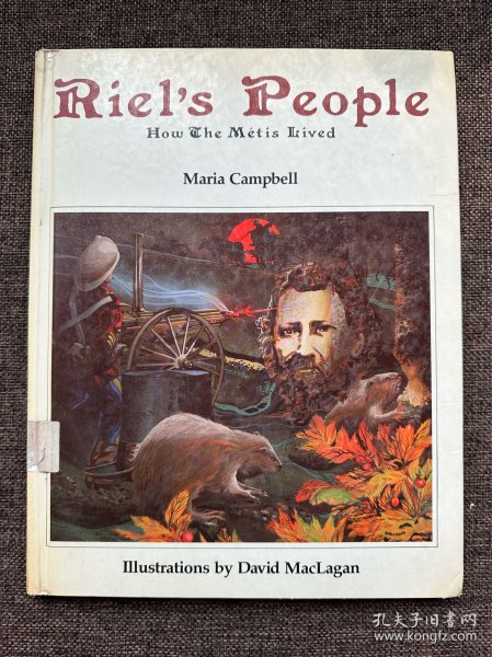 【瑞尔的人｜钢笔速写插图本｜英文原版｜梅蒂人的生活方式｜riel's people how the métis lived】插画绘本 illustrations by David MacLagan illustrated