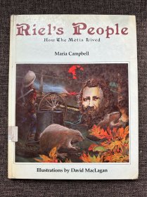 【瑞尔的人｜钢笔速写插图本｜英文原版｜梅蒂人的生活方式｜riel's people how the métis lived】插画绘本 illustrations by David MacLagan illustrated