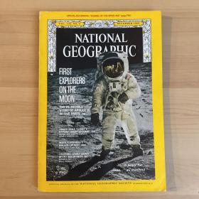现货 National Geographic美国国家地理杂志1969年12月 B    人类首次登月专辑，土耳其，犀鸟，法国查特修道院等（含唱片）