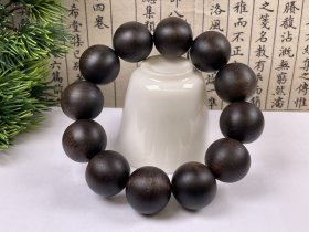文莱沉香沉水手串，规格：2.0 x12颗，克重：56克