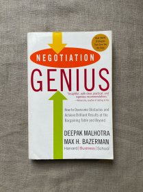 Negotiation Genius: How to Overcome Obstacles and Achieve Brilliant Results at the Bargaining Table and Beyond 哈佛经典谈判术 【英文版】