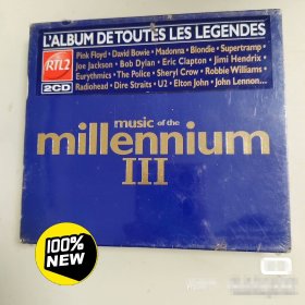 全新未拆塑封法版原版唱片双碟片music of the millennium III，可复制产品 ，非假不退。