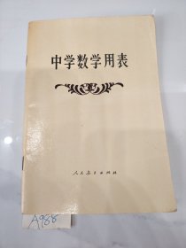 中学数学用表