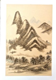 A4卡纸米家山水小品（50）