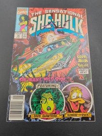 1990年英文漫威原版漫画 Marvel Comics Sensational She-Hulk #16 女浩克 女绿巨人 16开