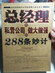 总经理把私营公司做大做强的288条妙计