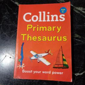 Collins Primary Thesaurus，侧面有污渍