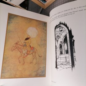 英文版 Stories from The Arabian Nights  Retold by Naomi Lewis Illustrated by ANTON PIECK Naomi Lewis的《天方夜谭/一千零一夜/阿拉伯之夜》故事  安东·皮克 插图 荷兰插画家Anton Pieck 安东·皮克 绘本画集