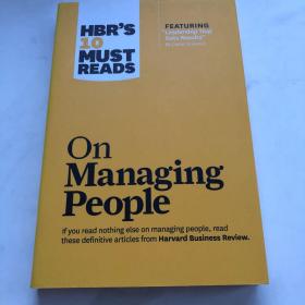 HBR's 10 Must Reads on Managing People