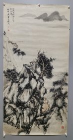 佚名 四尺整张山水画