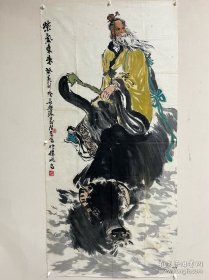 张义潜，西安人，是承载着沉甸甸历史使命的大画家，他心中一直激荡着史诗般的旋律，他用热爱一切的笔墨触摸艺术的大主题，灵性地找到了民族精神的具象英雄和骏马，为此挥洒完自己的才华和生命。