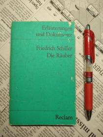 Erlauterungen und Dokumente (Friedrich Schiller Die Rauber) 席勒著作 德语原版