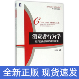 消費者行為學(xué)(基于消費者洞察的營銷策略高等院校市場營銷系列精品規(guī)劃教材)