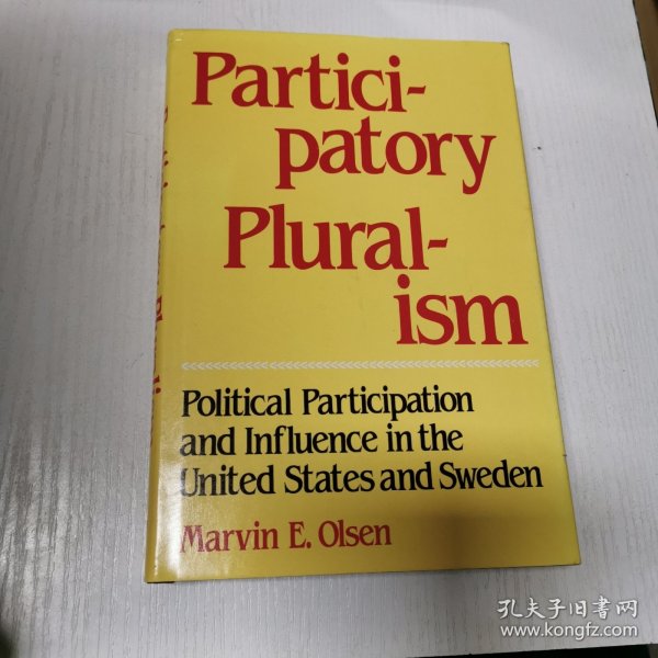 英文原版Partici- patory Plural-ism参与式多元主义